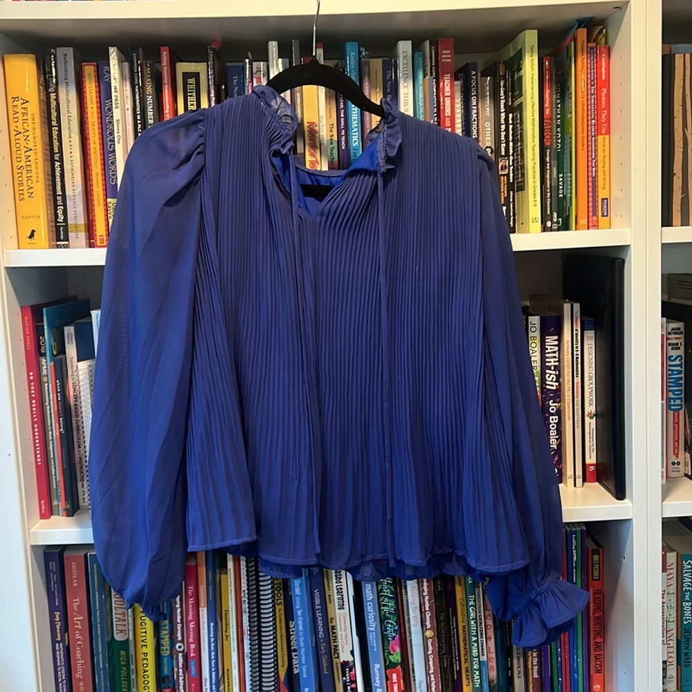 &Merci Purple Ruffle Blouse - Picture 3 of 3